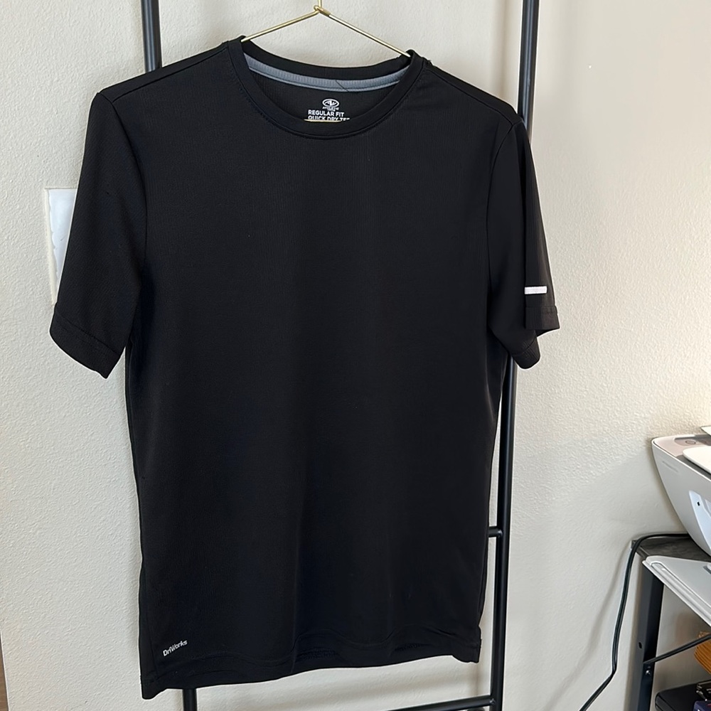 Athletic works black tee shirt